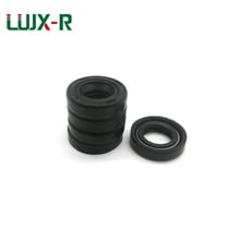 LUJX-R 5 шт. TC каркасный уплотнитель вала, резиновая прокладка, черное масляное уплотнительное кольцо с пружинной сталью 17x25x5/17x25x7/17x28x5-17x47x10 мм 2024 - купить недорого