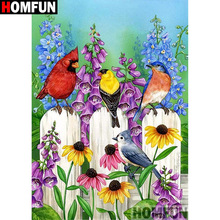HOMFUN Full Square/Round Drill 5D DIY Diamond Painting "Bird scenery" Embroidery Cross Stitch 5D Home  A08152 2024 - buy cheap
