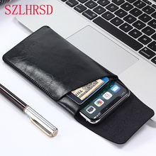 SZLHRSD for Oppo F9 A5 R17 Pro Alcatel 7 6062W Leather case Double layer mobile phone  protection cover storage bag Anti-fall 2024 - buy cheap