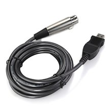 Nuevo envío gratis USB macho a 3 Pin XLR hembra micrófono MIC Audio de estudio Link Cable 2024 - compra barato