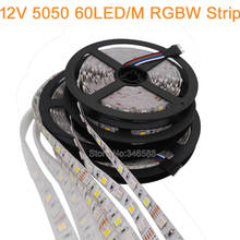 5m/lot 5050 RGBW LED Strip IP20 / IP65 / IP67 Waterproof DC12V Flexible LED Light RGB + White / RGB + Warm White 60 LED/m 2024 - buy cheap