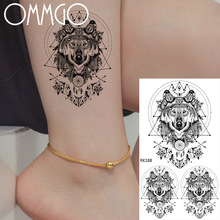 OMMGO маленький лев, Поддельные Временные татуировки, Ловец снов, наклейка для женщин, девочек, мужчин, мальчиков, водонепроницаемая татуировка, бумага, боди-арт, татуировка на руку 2024 - купить недорого