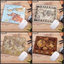 Mairuige Fashion Non Slip PC Old World Maps Laptop Computer Mousepad Size for 180x220x2mm and 250x290x2mm Rubber Mousemats 2024 - buy cheap