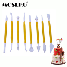 Moseko ferramentas de decoração de bolo, utensílios de modelagem para decoração de bolo fondant de 8 espaços 16 2024 - compre barato