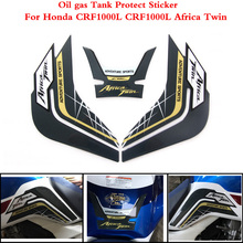 2 color For Honda CRF1000L CRF 1000L CRF1000 L Africa Twin 2014-2019 Motorcycle Tank Pad Protector Sticker Fish Bone Sticker 2024 - buy cheap