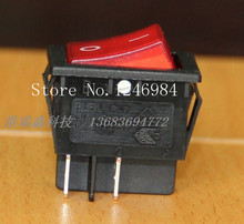 [SA]AC power switch RLEIL rocker switch Dual illuminated large black border red rocker switch RL2-321N--50pcs/lot 2024 - buy cheap