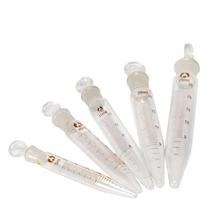5ml 10ml 15ml 20ml 25ml 50ml 100ml Lab Glass Conical Bottom Centrifuge Tube Scaled With Stopper Glassware 2024 - buy cheap