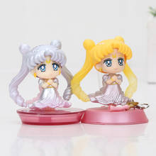 6cm Sailor Moon Princess Serenity Girls wedding PVC Action Figure Model Toy Sailor Moon Figure 2024 - купить недорого