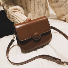 2018 New Vintage Casual Women PU leather Small package Female Simple Handbags Ladies Shoulder Messenger Crossbody Bag For Women 2024 - buy cheap