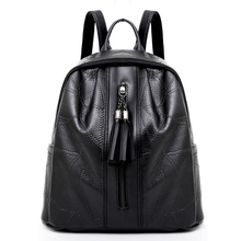 Mochila de viaje de momia a la moda, bolsa de pañales negra de gran capacidad para cuidado de bebés al aire libre, bolsa de pañales multifuncional para bebés MBG0197 2024 - compra barato