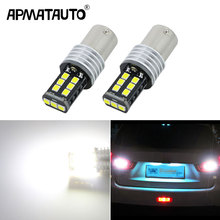 Apmatauto 2x LED Bulbs For Backup Reverse Light 1156 p21w ba15s For Mitsubishi Outlander Pajero Sport Lancer 10 9 3 4 ASX i200 2024 - buy cheap