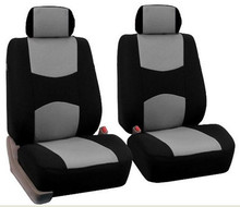 Capas universais para assentos de carro, proteção para banco traseiro em preto + vermelho/cinza/azul/bege, material respirável, frete grátis 2024 - compre barato