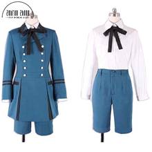 Free Shipping Anime Black Butler Ciel Phantomhive Cosplay Costume Party Dress Full Set For Women Men Costume Custom Made 2024 - buy cheap