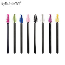 50pcs/pack Disposable Eyelash Brush Mascara Wands Applicator Eyelash Comb Makeup Brushes Individual Lash Removing Swab Micro 2024 - buy cheap