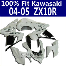 For Kawasaki Ninja Injection mold Fairings Zx10r 2004 2005 04 05 ( +Sticker White black ) Fairing kit EMS free x64 2024 - buy cheap