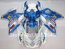 7 подарки для SUZUKI GSX R1000 GSXR 1000 K9 09, 10, 11, 12, GSXR1000 GSX-R1000 сине-белые K9 2009 2010 2011 2012 обтекатели 2024 - купить недорого