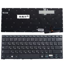 RU-Teclado retroiluminado para ordenador portátil, para Samsung 730U3E NP740U3E 740U3E NP730U3E, negro, ruso, nuevo 2024 - compra barato