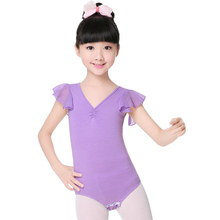 Newest Summer Girls Dance Clothes Children Gymnastics Leotard Kids Dance Ballet Underwear Practice Leotard Costumes Chiffon 2024 - buy cheap