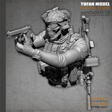 YUFan Model  Resin Kits Bust US Navy SEAL Resin Soldier  Self-assembled YFWW-2027 2024 - buy cheap