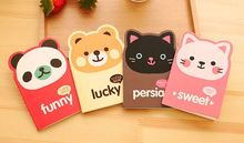 Mini Kawaii Animal panda cat  Notebook Cartoon Note Book Small pocket book School Supplies For Kids korean papelaria 2024 - buy cheap