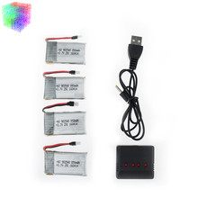 4 pcs Lipo battery 3.7V 850mAh and charger for syma x5 x5c x5sw x5sc cx30 cx30w RC Helicopter Quadcopter drone part 2024 - buy cheap
