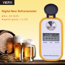 DR402 Beer Concentration Meter Hydrometer Handheld 0-50% Digital Beer Refractometer Refractive Index ATC Beer Measuring Tool 2024 - buy cheap