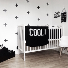 Cross Wall Sticker For Kids Room Baby Boy Room Decorative Stickers Boy Bedroom Wall Decal Stickers Kids Wall Stickers Home Decor 2024 - buy cheap