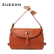 NEW Women Genuine Leather shoulder bag Real Skin handbag 100% cowhide Fashion crossbody bags for girl A078 2024 - buy cheap