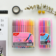 Coreia monami caneta de gel de 3000 cores, caneta de aquarela, conjunto de canetas de fibra de 12/24 cores, caneta de linha fina com 12/24 peças 2024 - compre barato