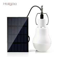 Holigoo Solar Light 15W 130LM Solar Lamp Portable Bulb Light Solar Energy Lamp Led Lighting Solar Panel Camp Tent Fishing Light 2024 - buy cheap