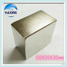 N42 Neodymium Magnet 1PCS  50 x50 x30mm Super Strong Rare Earth Permanet Magnet Powerful Block Neodymium Magnets 2024 - buy cheap