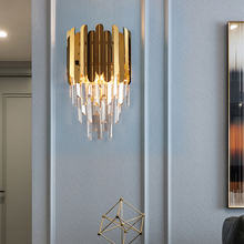 Современный настенный светильник, роскошные золотые настенные светильники, прикроватные Настенные светильники для гостиной 2024 - купить недорого