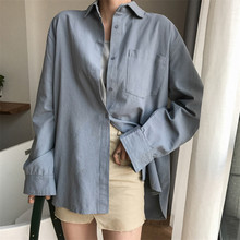 Chic Solid Shirts Long Sleeve Cotton Linen Blouse Plus Size Shirts Oversize White Blouse Maxi Boyfriends Chemisier J350 2024 - buy cheap