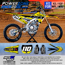 PowerZone Customized Team Graphics Backgrounds Decals 3M Custom Stickers For YAMAHA YZF250FX 14-18 YFZ 19 YZF450 14-17 18-19 068 2024 - buy cheap