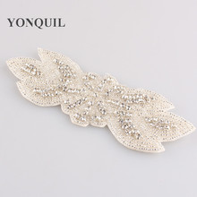 New Wholesale Rhinestone Applique Trim For Wedding Party Hats Wedding Clothes Decoration Bridal DIY Accessories Rhinestone 2024 - buy cheap