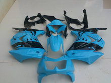 Injection Mold Fairing kit for KAWASAKI Ninja ZX250R 08 09 10 12 EX250 ZX 250R 2008 2010 2012 ABS Blue black Fairings+gifts KB58 2024 - buy cheap
