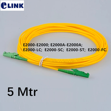 10pcs 5M E2000 fiber patch cords E2000/UPC E2000/APC LC ST SC FC Simplex Singlemode 9/125um optical fibre jumper free shipping 2024 - buy cheap