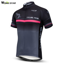 Weimostar-Camiseta de Ciclismo de secado rápido para hombre, camiseta de manga corta, transpirable, de equipo profesional, ropa de Ciclismo de Carretera 2024 - compra barato