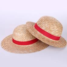Luffy Anime Cosplay Canotier Plage Chapeau  Man woman Halloween hat straw woven hat 2024 - buy cheap