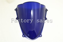 Ветровое стекло для Suzuki GSXR1000 K9 2009 2010 2011 2012 2013 2014 2016, голубое ветровое стекло, двойная пузырьковая пленка 1000R GSXR 1000 R 2024 - купить недорого