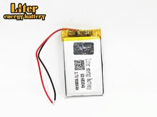 Batería recargable de polímero de litio li-po, 3,7 V, 900mAh, para Mp3, MP4, MP5, GPS, móvil, bluetooth, Dron, reproductor de juegos 2024 - compra barato