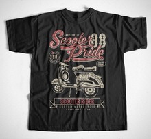 Hot Sale T-Shirt Scooter Pride S-4Xl Roller Wespa Osten Kult Ddr Motorroller 2019 Fashion Round Neck Clothes Casual Tee shirt 2024 - buy cheap