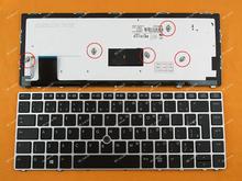 New BR Brazil Portuguese Teclado Keyboard for HP Elitebook folio 9470m 9480m Laptop, Backlit, Silver Frame Black 2024 - buy cheap