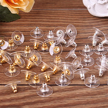 Charming Jewelry Accessories 50pcs/bag Earring Durable Film Ear Plug Colors Gold Silver Plated 2024 - buy cheap