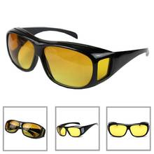 Очки для вождения автомобиля, очки с УФ-защитой для мужчин и женщин, солнцезащитные очки, HD желтые линзы, солнцезащитные очки, ночное видение 2024 - купить недорого