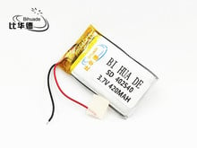 Célula de bateria recarregável li-po, 3.7v 420mah 402540 de lítio polímero li-po baterias para mp3 mp4 mp5 gps 2024 - compre barato