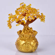 Crystal Lucky Tree Tall Mini Crystal Money Tree Bonsai Style Wealth Luck Feng Shui Bring Wealth Luck Home Decor Birthday Gift 2024 - buy cheap