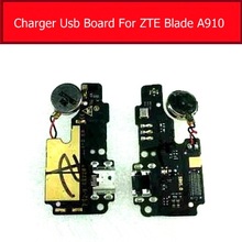 Microphone & USB Charging Jack Board For ZTE Blade A910 A910T BA910 Charger port Connector Board With Vibration Moto Flex Cable 2024 - buy cheap