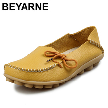 BEYARNE-mocasines informales para mujer, zapatos planos cómodos con cordones, a la moda, en 10 colores, talla 35-41 2024 - compra barato