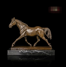 Art Sculpture China Bronze Copper Marble Horse Craft Decoration Statue Figurine 2024 - buy cheap